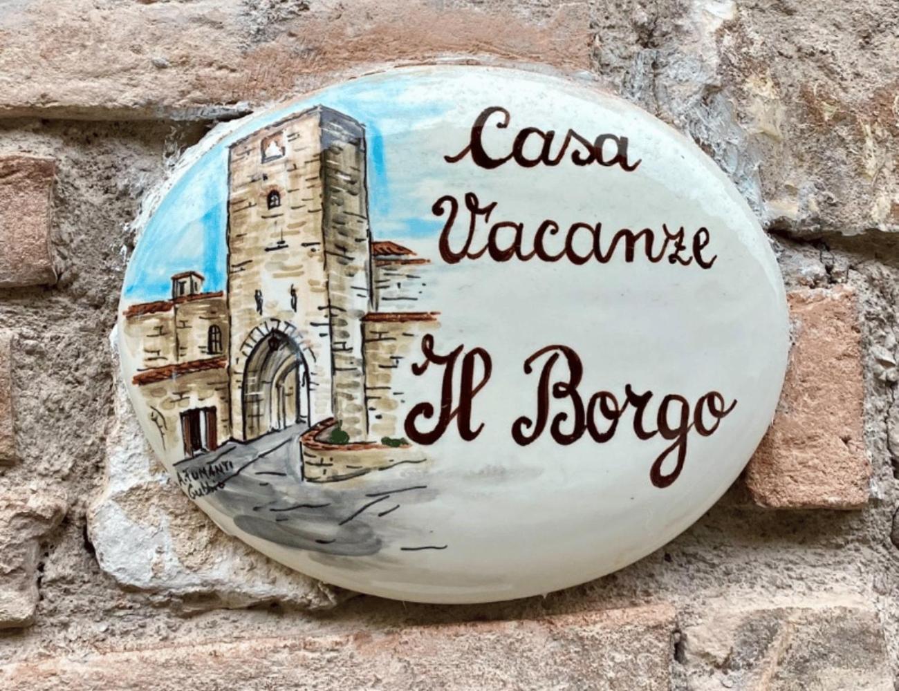 Casa Vacanze Il Borgo 古比奥 外观 照片